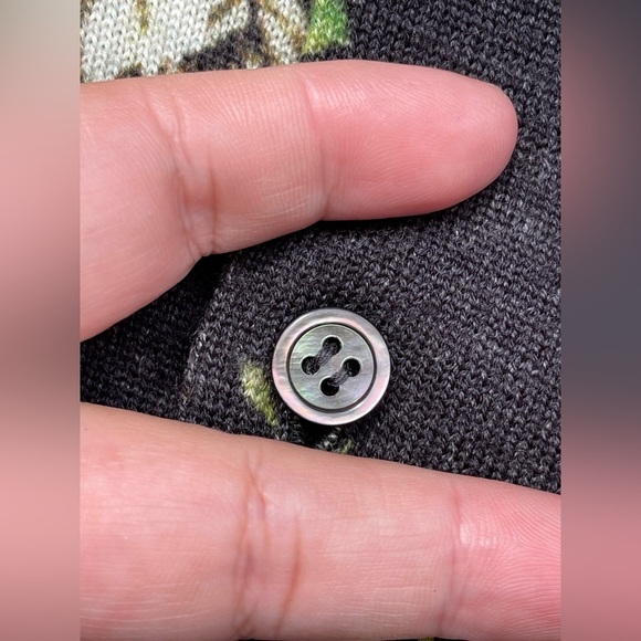 Comme des Garçons floral print asymmetrical cardigan size medium - Picture 9 of 16